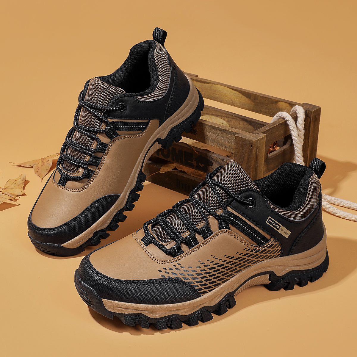 [Fashionable Hiking Boots] Durable Plus Size Hiking Boots - Breathable Fabric Lining