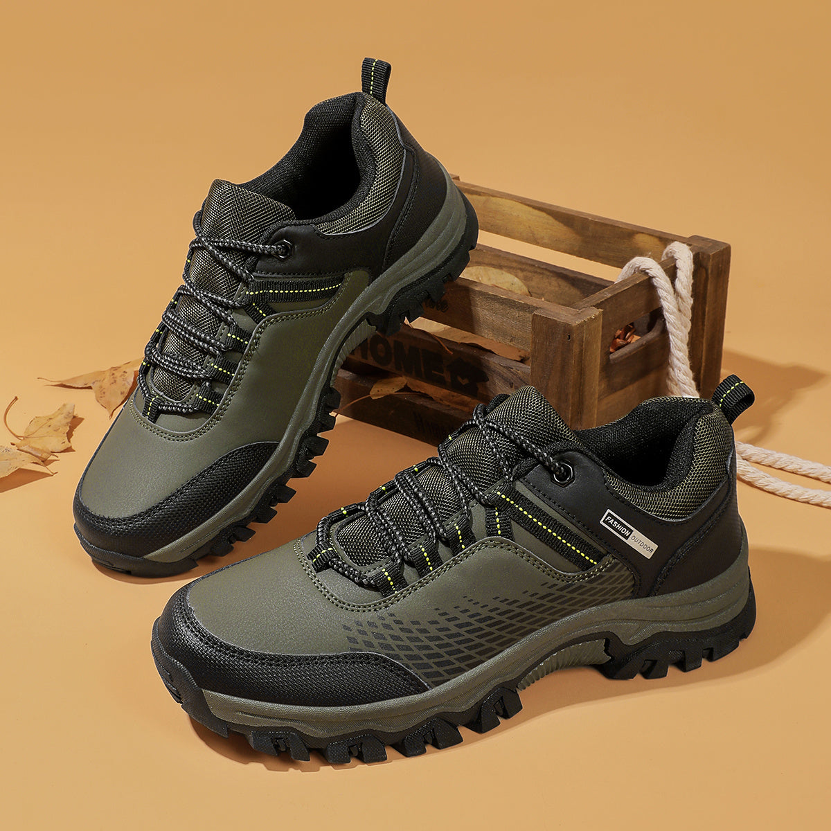 [Fashionable Hiking Boots] Durable Plus Size Hiking Boots - Breathable Fabric Lining