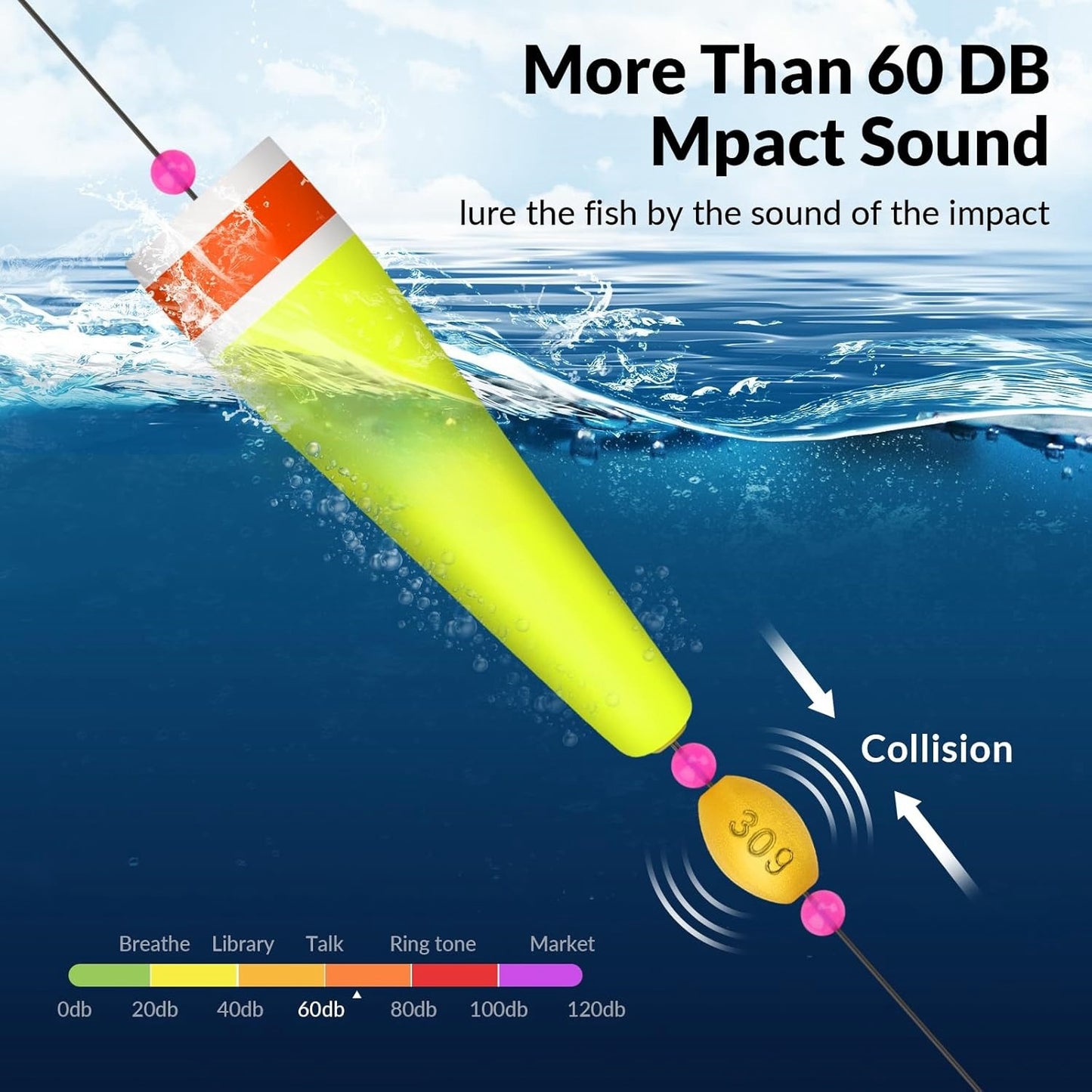 3 models/packs of fishing floats for fishing pine trout