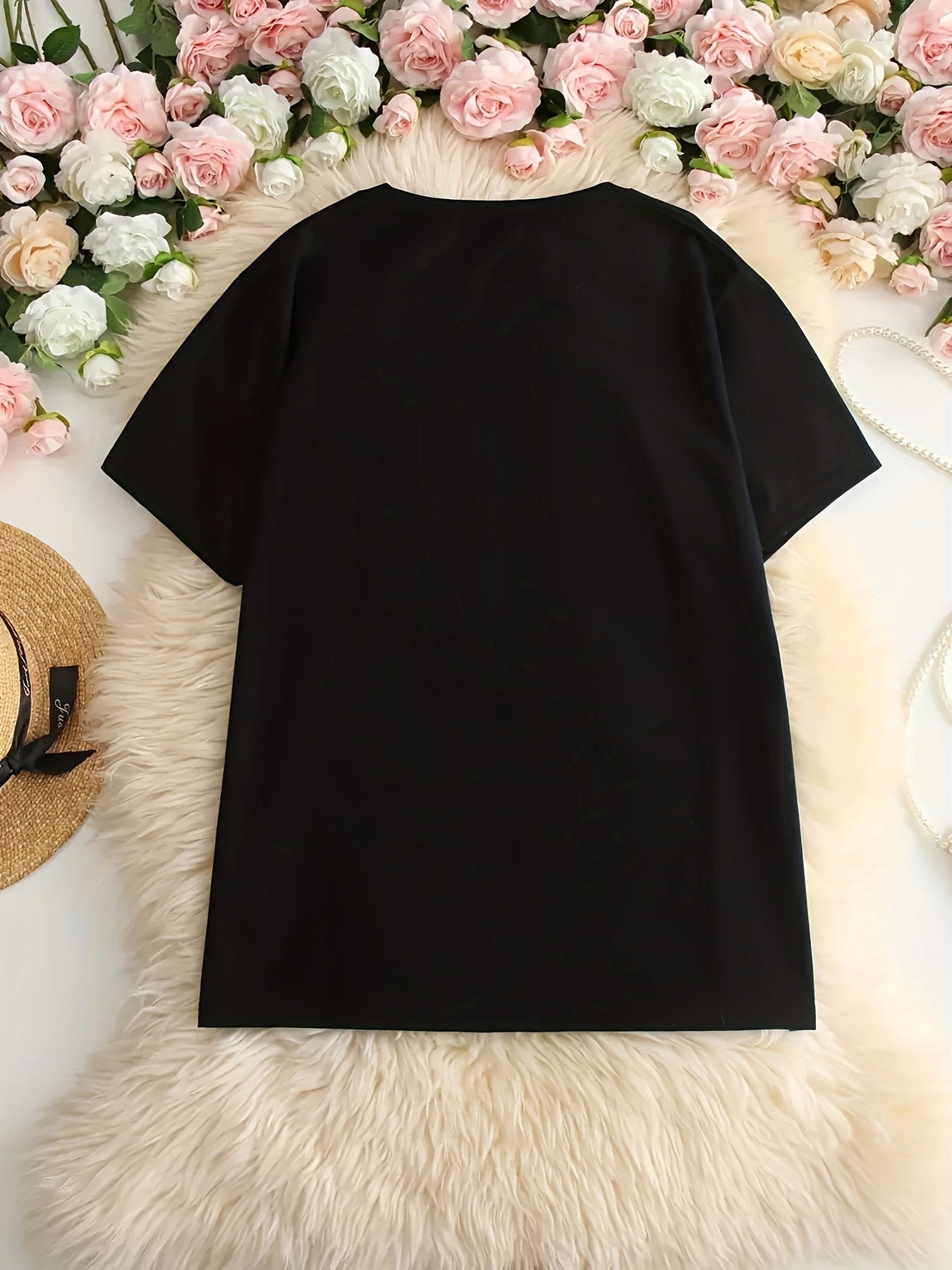 Women's Plus Size Casual T-Shirt - 'You Don't Have To Be Crazy to Camp with Us, We Can Train You' Graphic Tee Shirt