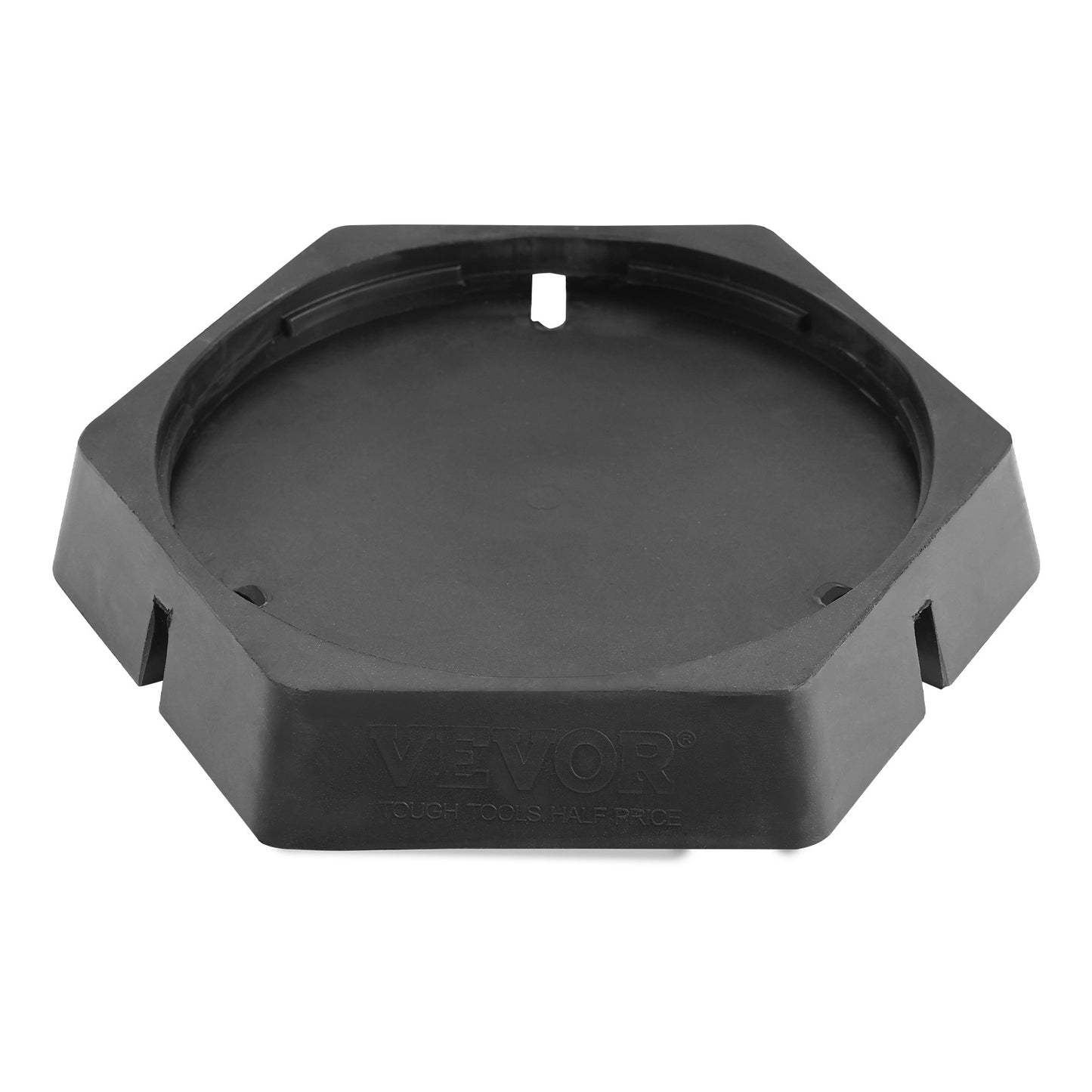 RV Stabilizing Pads, 9" Circular Base, Fixed Jack Supports, Durable Rubber Feet, 5000 lbs Load per Pad