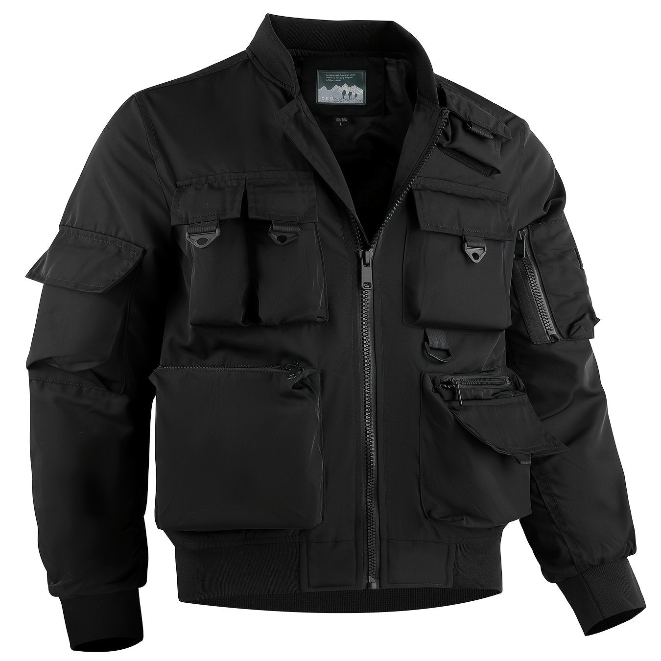 Men New Casual Cargo Multi-Pocket Jacket