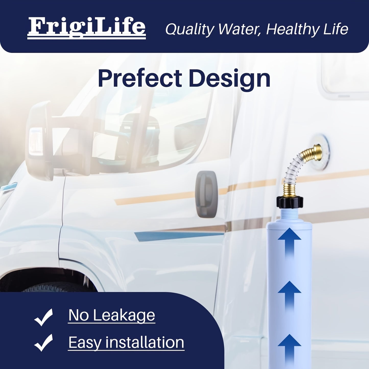 RV Water Filter, NSF/ANSI 42, For Drinking