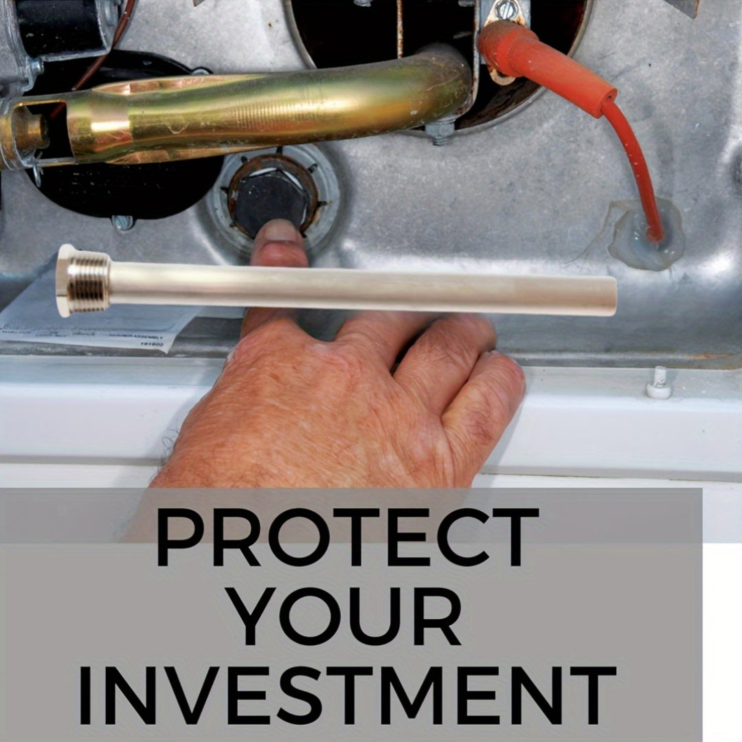 1pc Magnesium Anode Rod for RV Water Heater, 3/4" NPT, Steel Material, Outdoor Tank Anode Accessory, No Battery Required