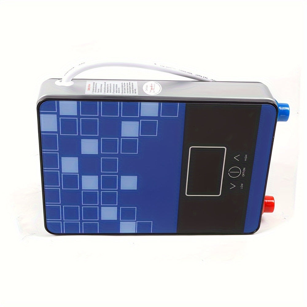 Tankless Electric Water Heater with Precise Temperature Control & Safety Protections - Large LED Display, Adjustable Flow, Overheat Auto Shutdown