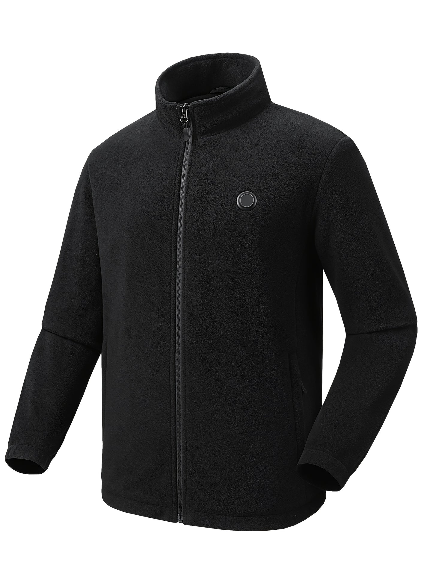 Men's Warm Heated Sport Coat Fleece Jacket, Battery Pack 7.4V Fast Heating,  (with Batteries)