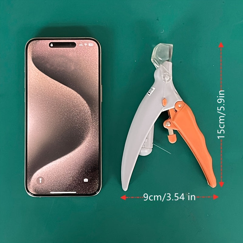 LED Light Pet Nail Clipper- Great For Trimming Cats & Dogs Nails & Claws, 5X Magnification That Doubles As A Nail Trapper