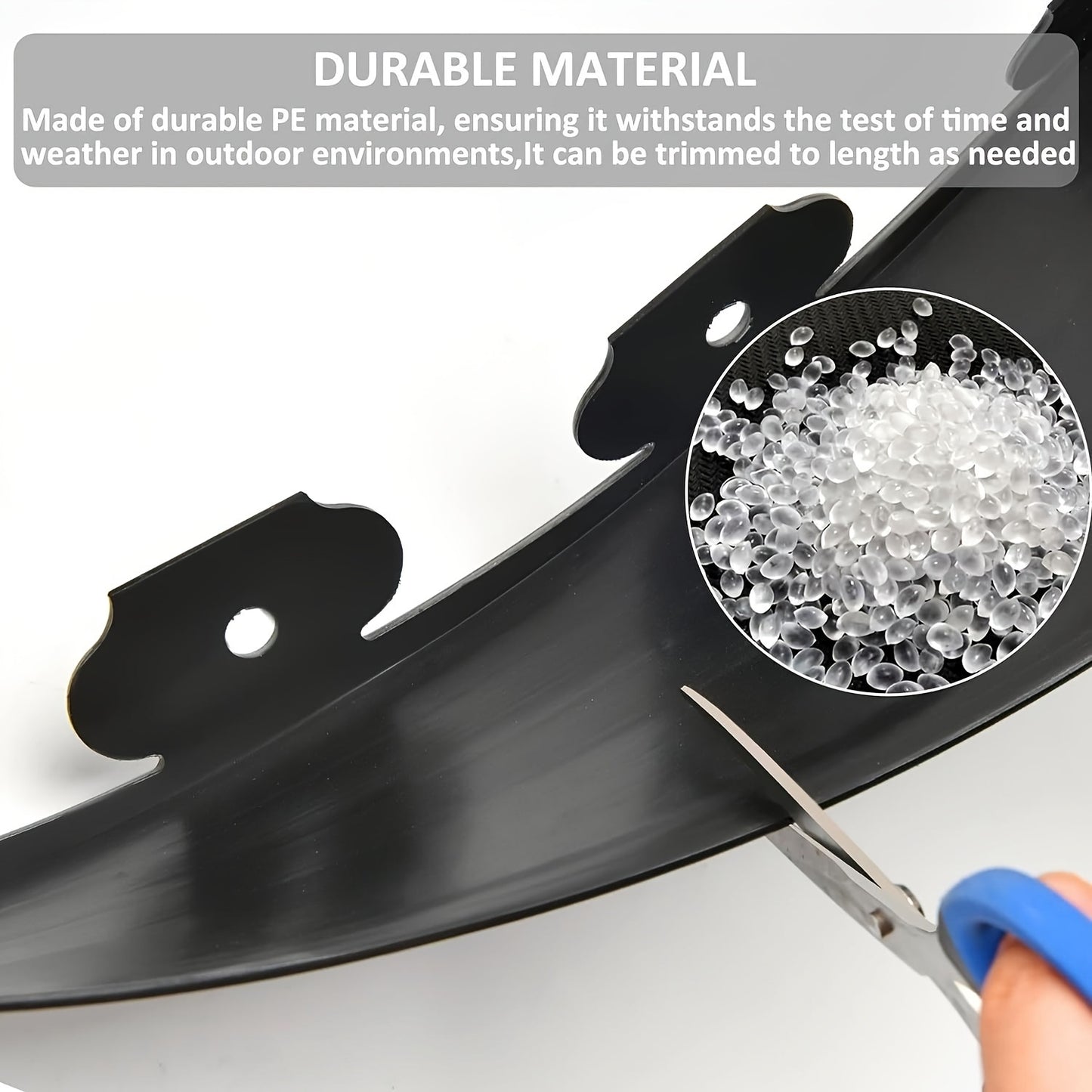 10m Long*10cm High L-shaped Green Grass Isolation Strip Garden Lawn Green Strip Isolation Plate Separation Strip Landscaping Isolation Bar