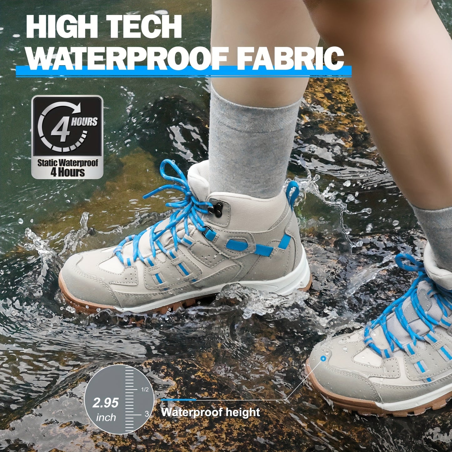 Women's Hiking Boots Waterproof Non-Slip Comfortable Hiking Boots