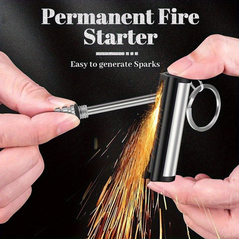 5 Pack Permanent Match Lights, Flint Metal Match Lights, Waterproof Emergency Survival Match Lights