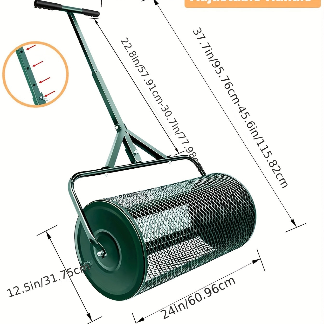 24" Multi-Purpose Lawn & Garden Spreader