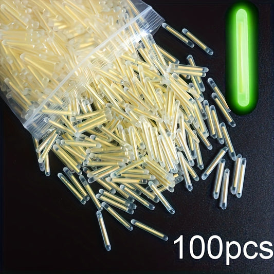 100pcs Luminous Float Sticks With Accessories - Night Fishing Supplies