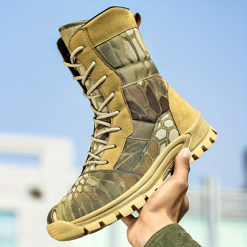 Extra Large Couple Autumn And Winter New High Barrel Women's Mountaineering Boots