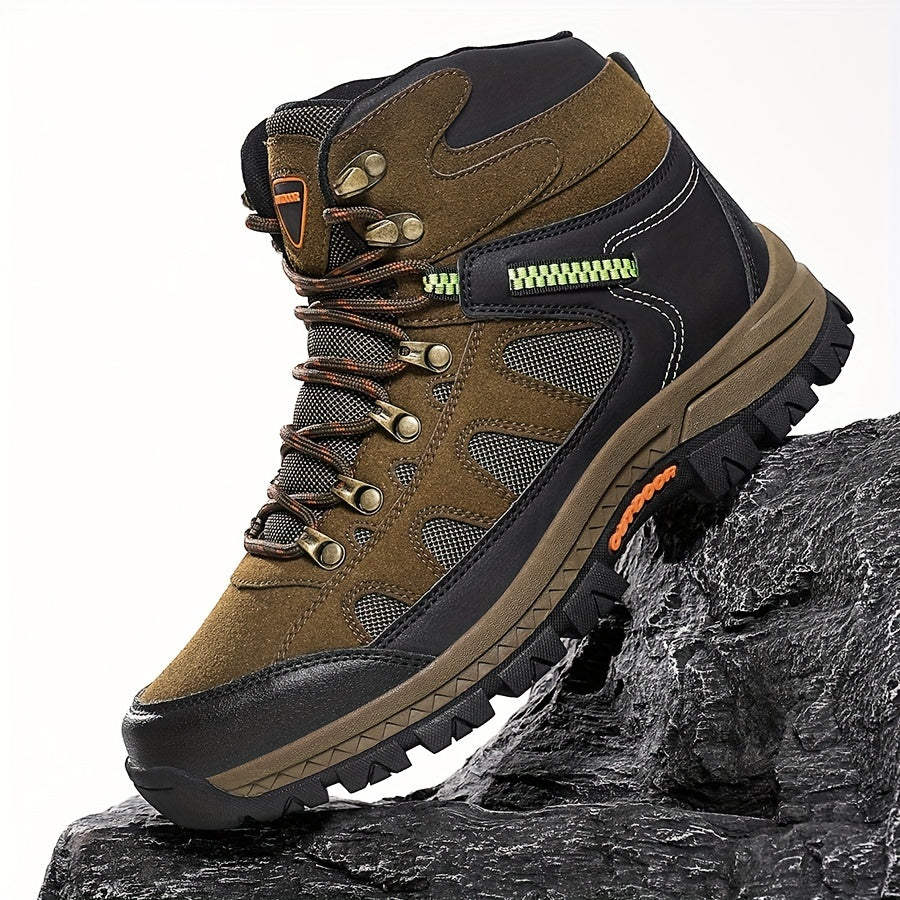 Men's anti-slip hiking shoes, wear-resistant shoes, large size casual shoes, waterproof, Lace Up shoes