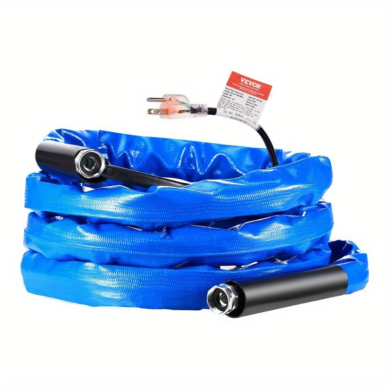 15ft RV Heated Water Hose - Antifreeze, No Battery Needed, Metal Construction