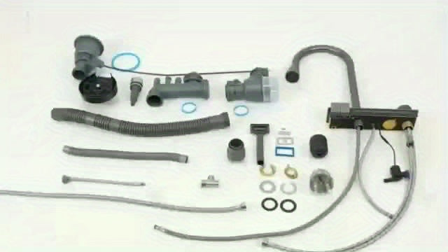 Black Nano Embedded Kitchen Sink, Waterfall Sink With Pull-down Nozzle Faucet, Single Slot Embedded Kitchen Sink Workstation With LED Temperature Display