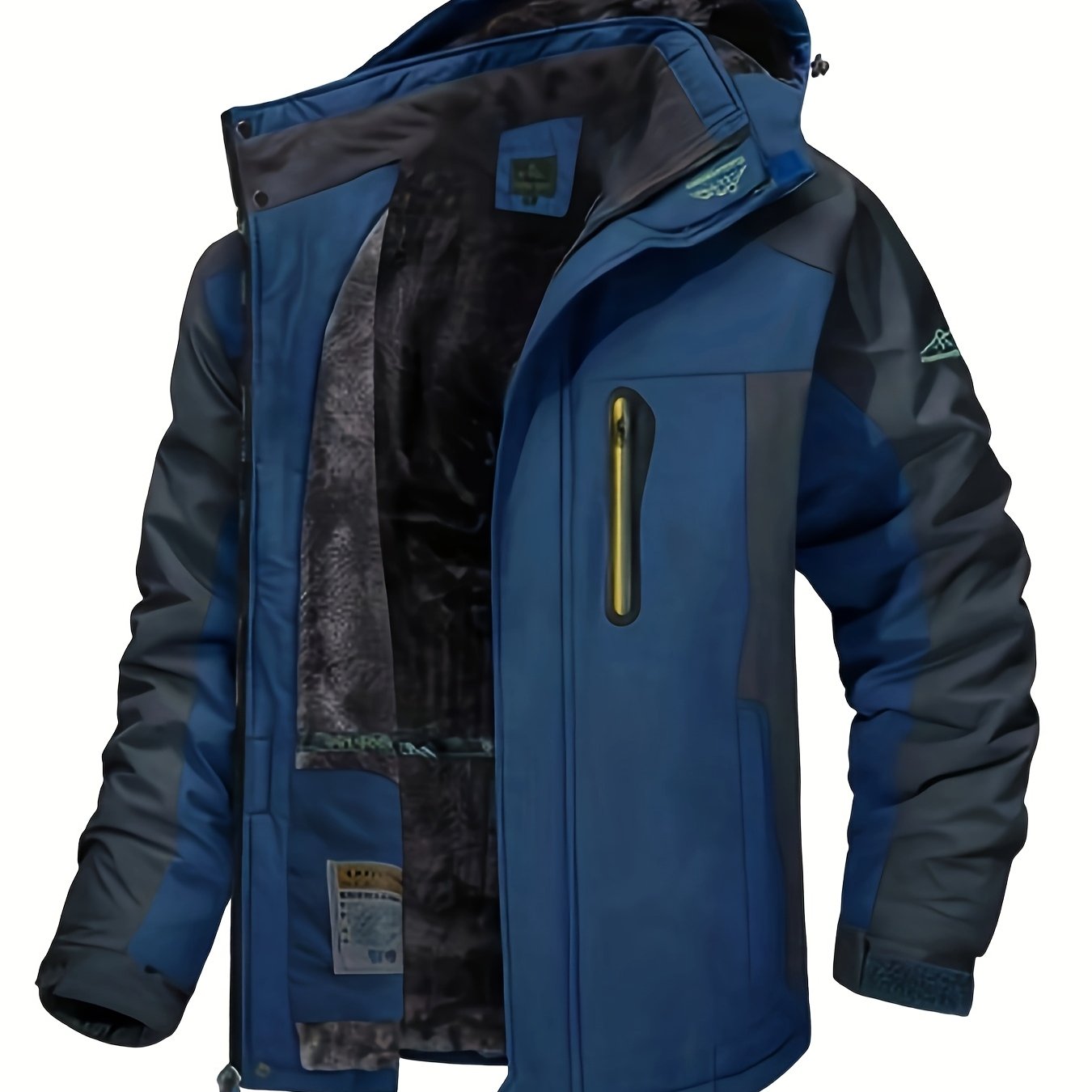Men's Winter Sports Jacket with Detachable Hood