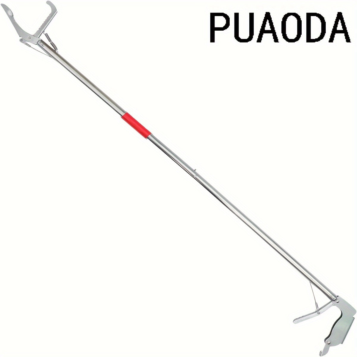 Stainless Steel Snake Stick, Folding Snake Grabber with Lock Snake Grabber Tool Ha Extended Claw Clamp for Secure Grip