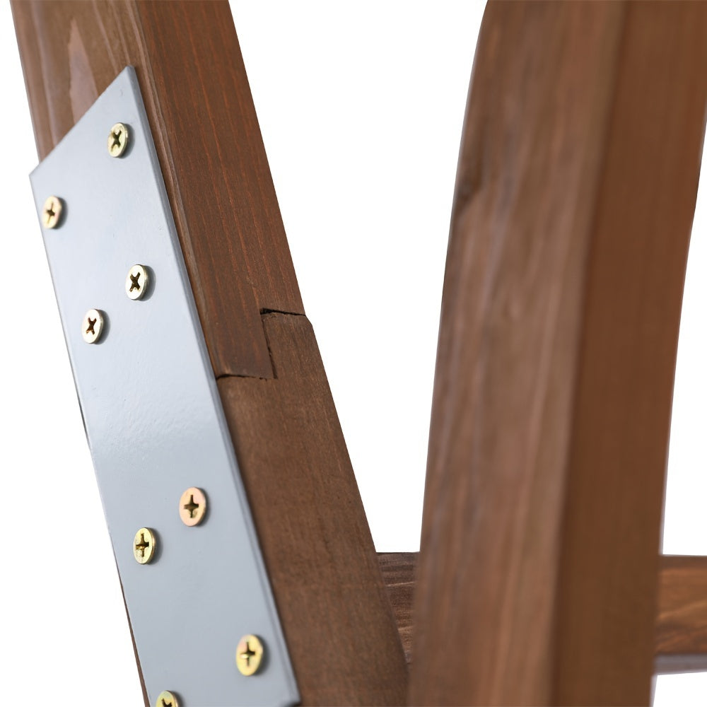 Beautiful And Practical Garden Arch Dark Brown