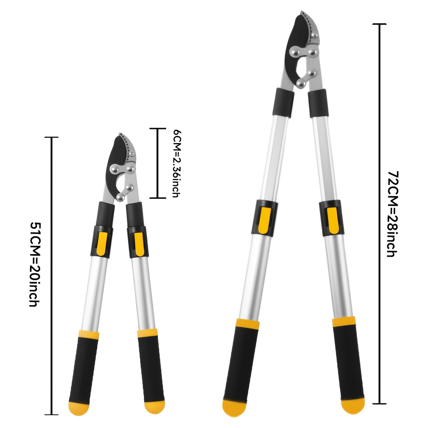 Heavy-Duty Telescopic Pruning Shears - Extendable