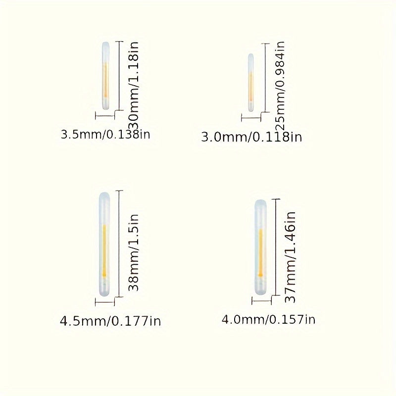 100pcs Luminous Float Sticks With Accessories - Night Fishing Supplies