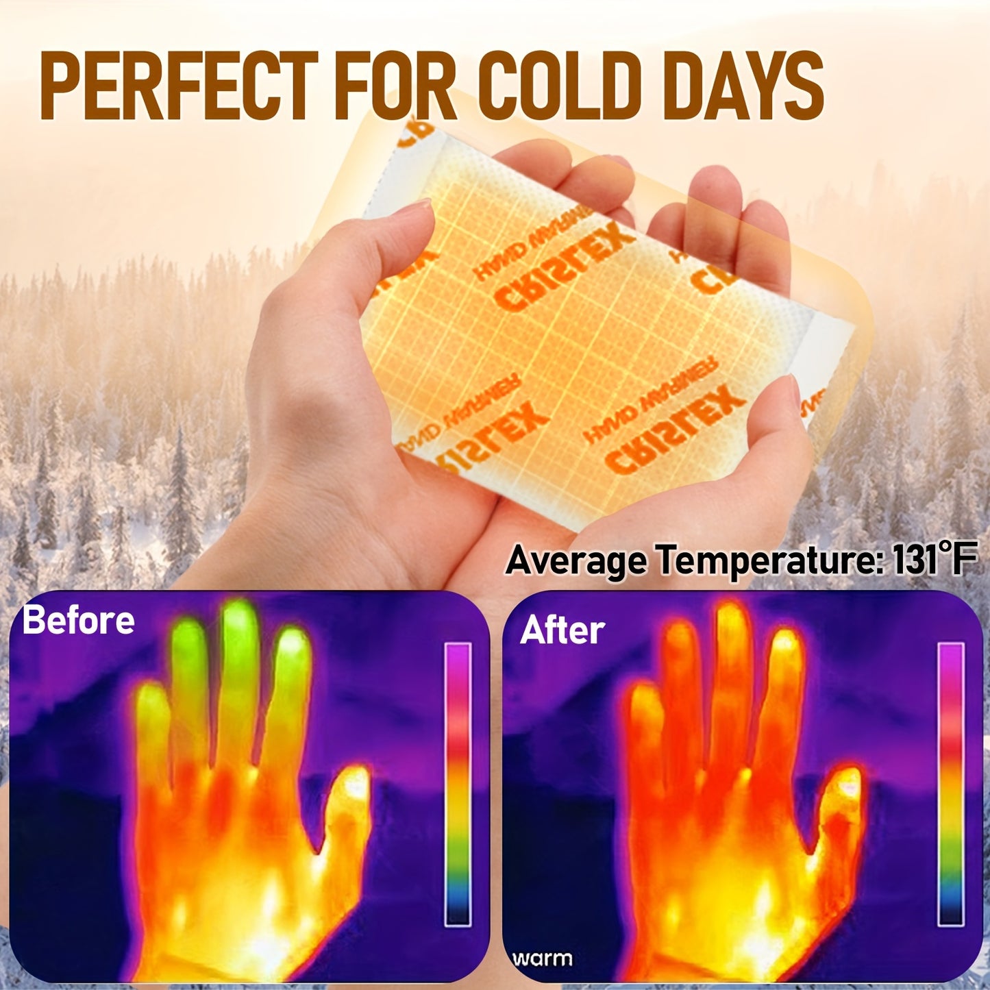 10pcs/20pcs/40pcs/80pcs Disposable Hand And Foot Warmers