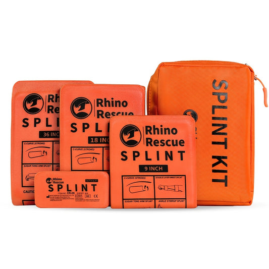 4pcs, Size: 36" X 4.3", 18" X 4.3", 9" X4.3", 4" X 1.7". The Splint Can Be Compactly Rolled Up for Easy Storage In Emergency Kit,
