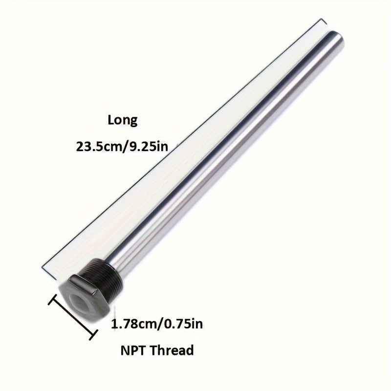 RV Water Heater Anode Rod, 9.25in Magnesium Anode Rod With 3/4" NPT Thread