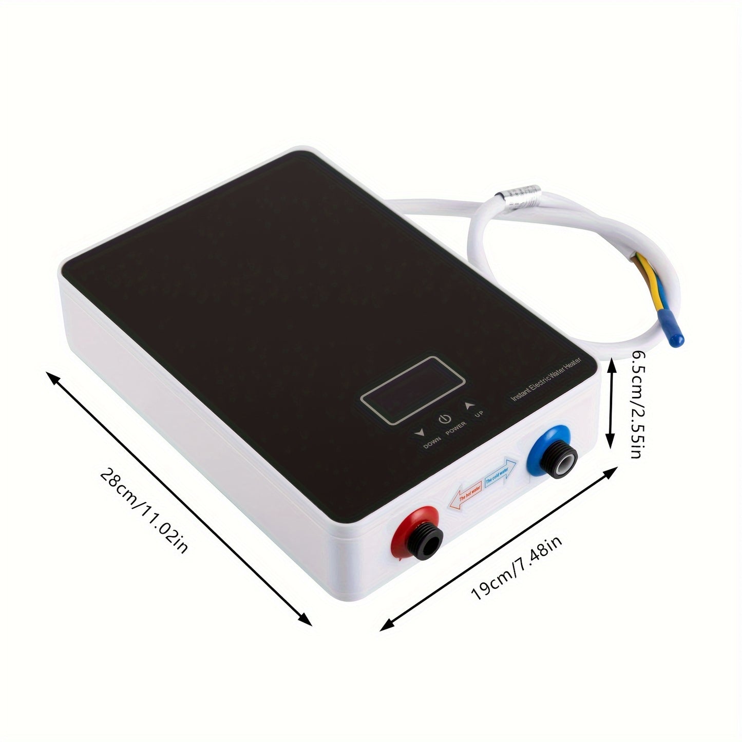 6000W Tankless Water Heater Electric Water Heater For Bathroom With Shower Head