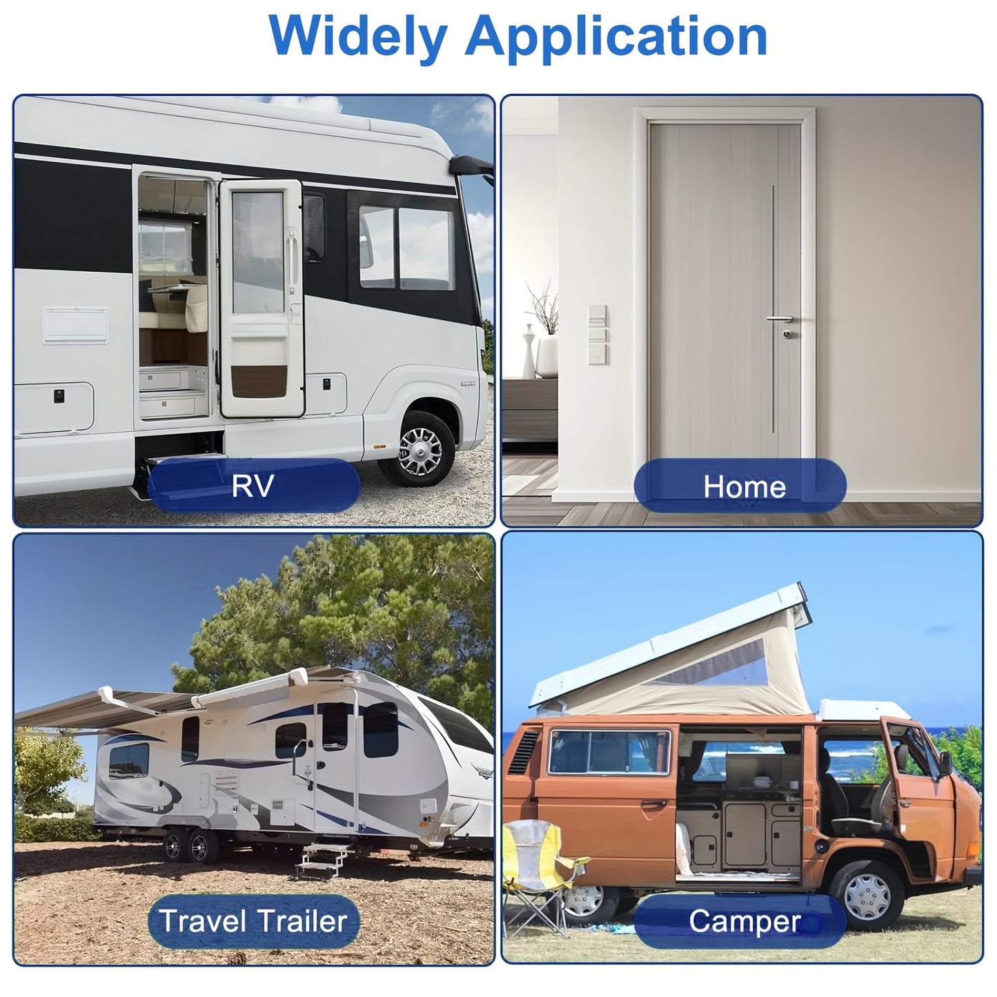 2pcs RV Door Holder Set, Magnetic Door Stoppers