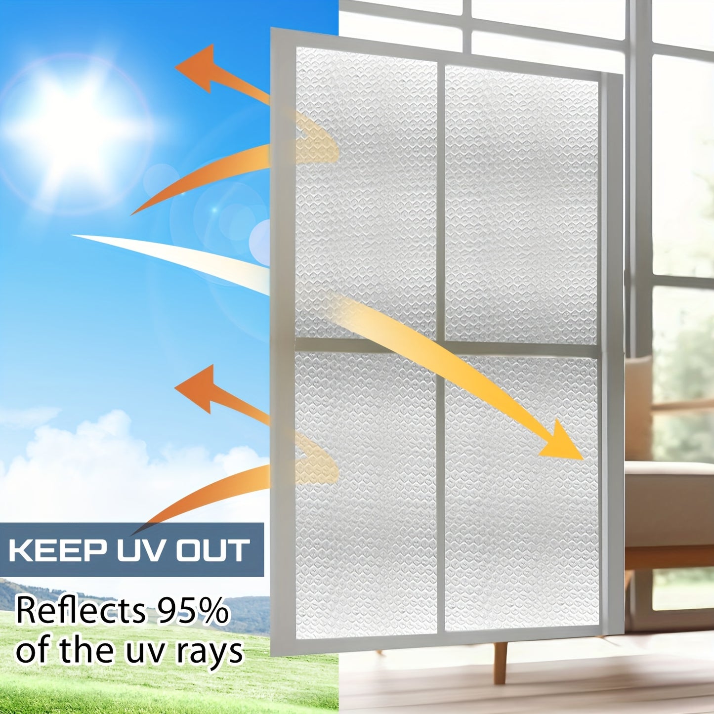 RV Window Insulation Kit (Silvery, 600 X 48 Inches)