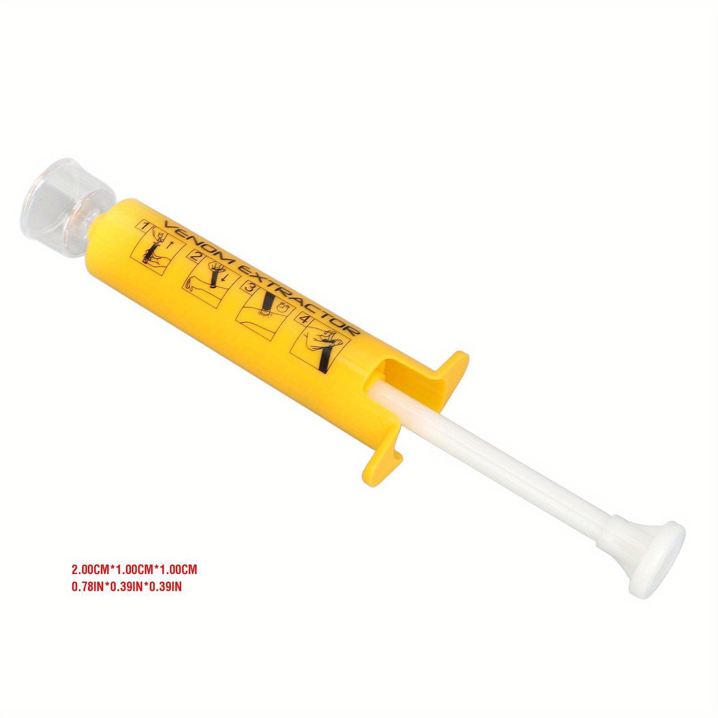 Fast-Acting Bite & Sting Extractor Kit - Emergency Suction Tool