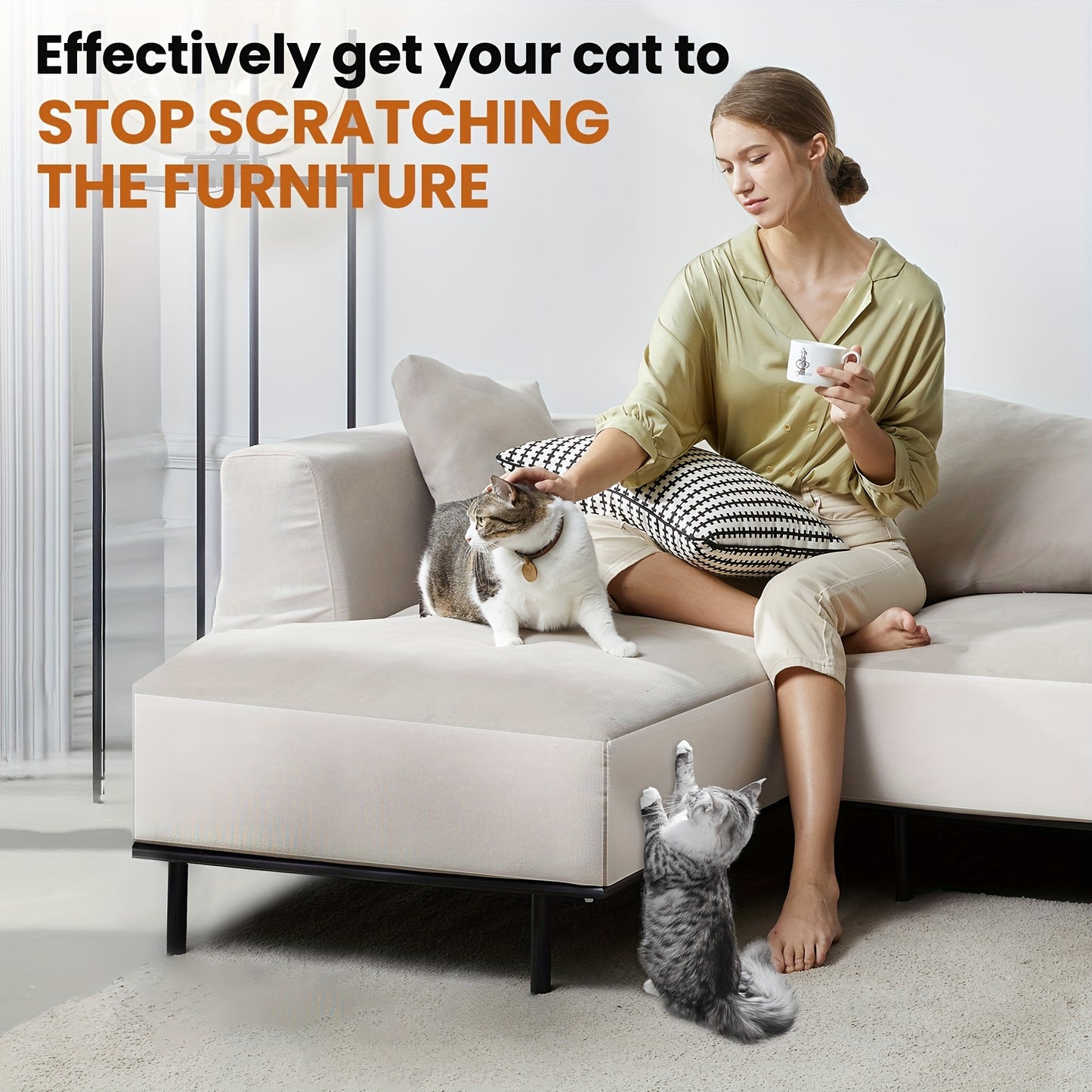 15 Pack Anti Cat Scratch Furniture Protector