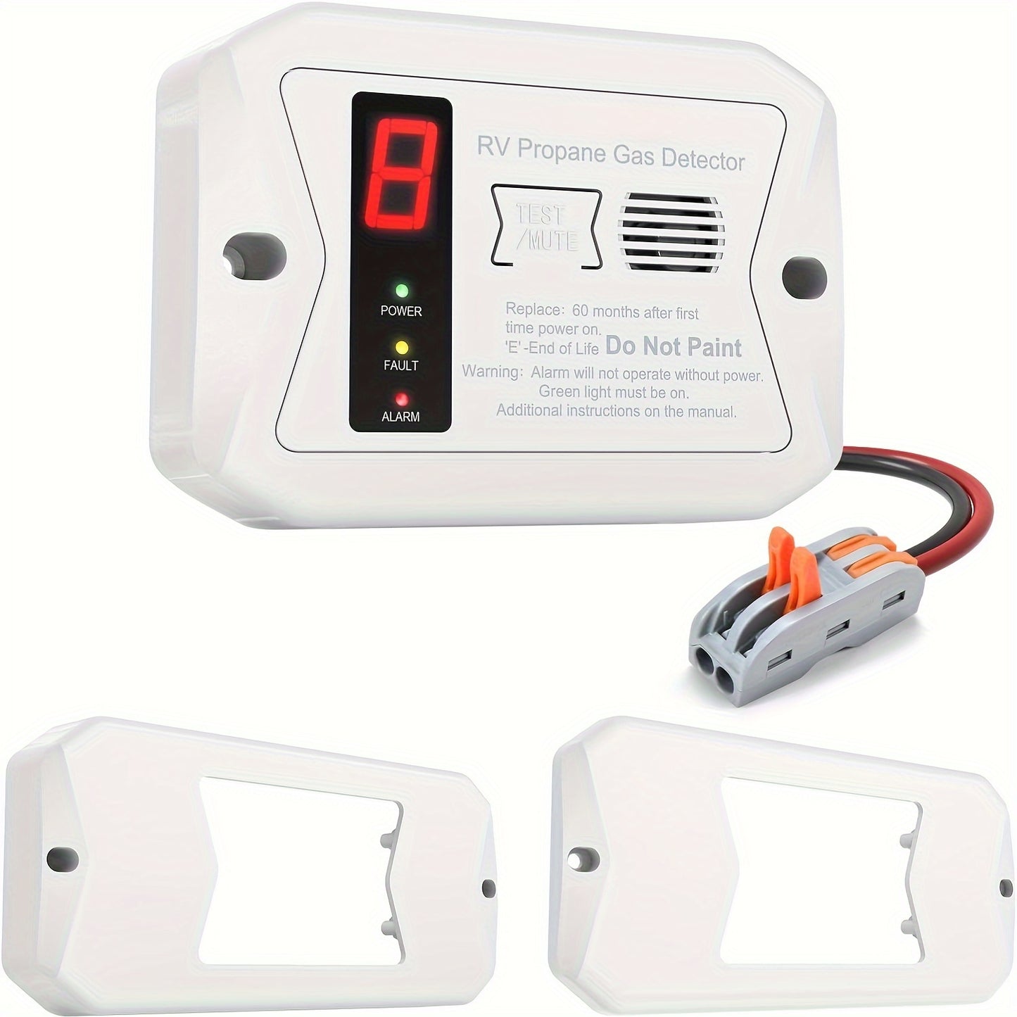 RV Propane Gas Detector, Digital LP Gas Alarm