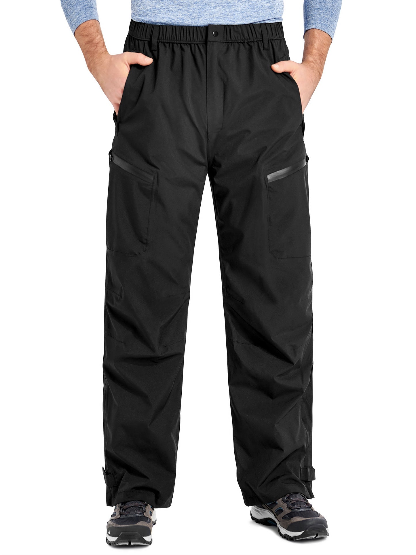 Men's Rain Pants, Lightweight Packable Pants