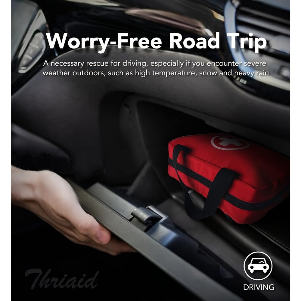 330-in-1 Premium Waterproof Compact Trauma Kit For Any Emergency