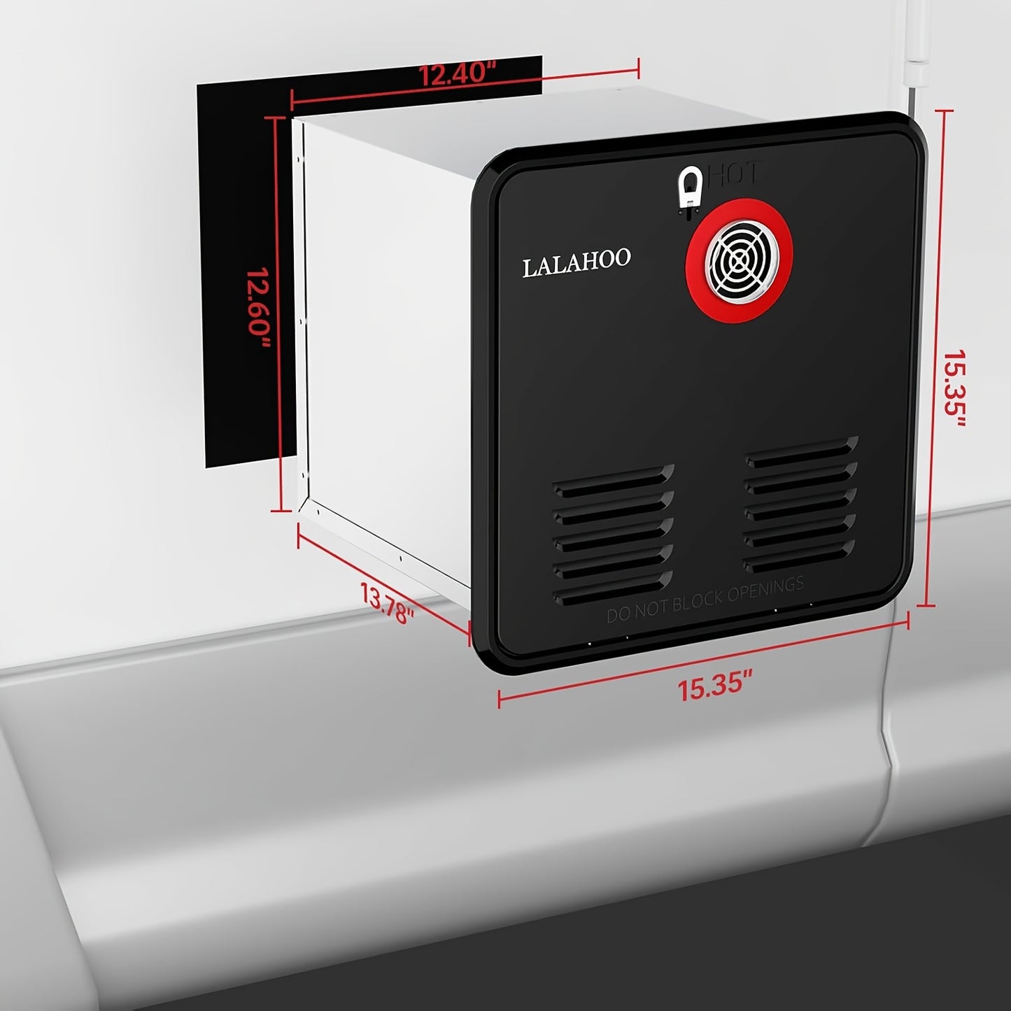 55000BTU Pure Electric RV Water Heater, Provides Sufficient Hot Water, Portable Water Heater