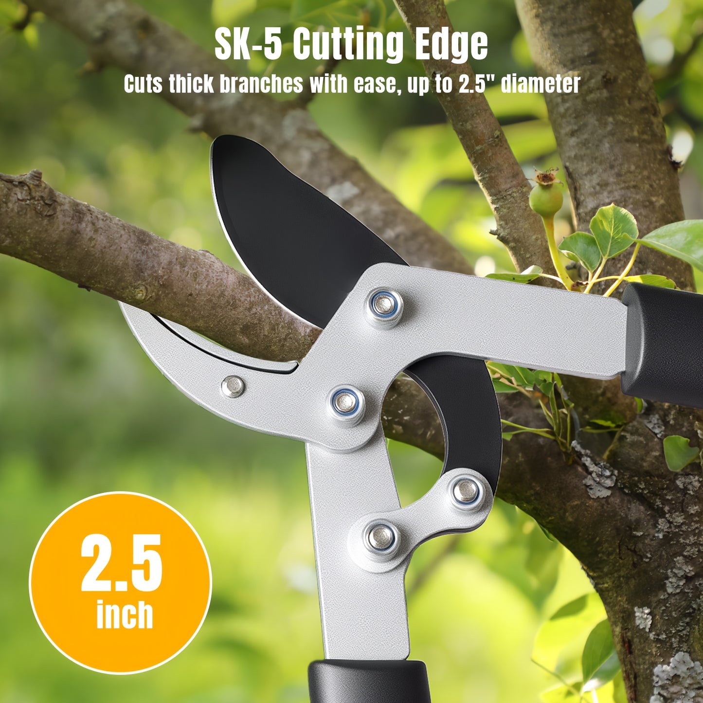 Heavy-Duty Telescopic Pruning Shears - Extendable