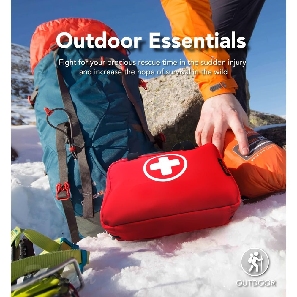 330-in-1 Premium Waterproof Compact Trauma Kit For Any Emergency