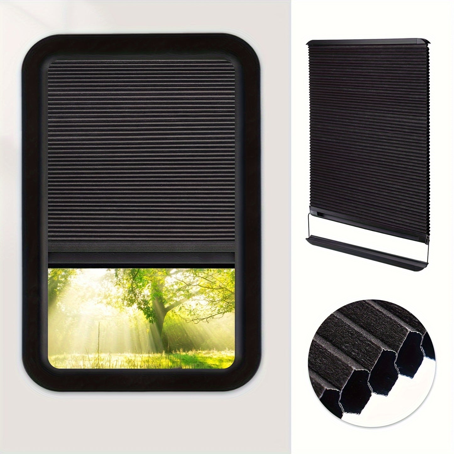 Door Window Shades, Replacements for Entry Doors, 12'' x 21''