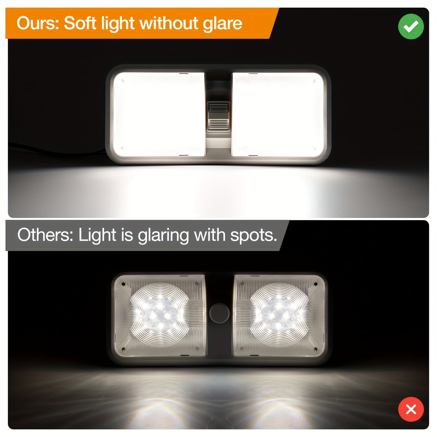 RV Lights Interior, 12 Volt Led Lights 1000LM (Natural White, 8Pack).