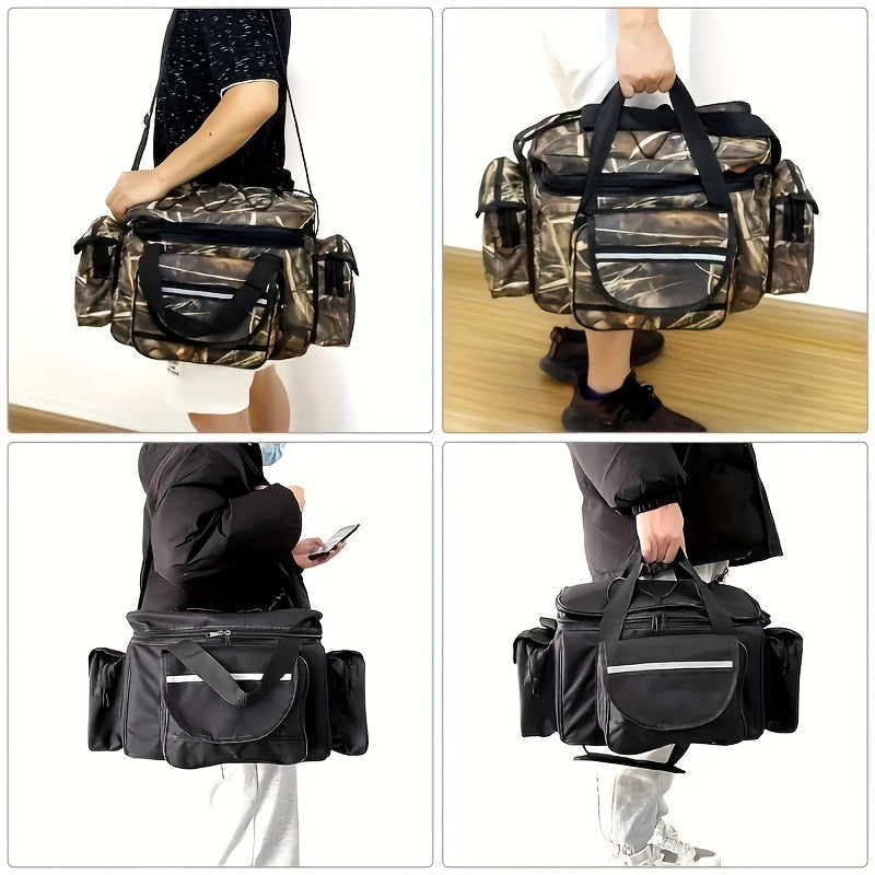 Bag Single Shoulder Crossbody Bag Outdoor Large Capacity Fishing Gear Storage Bag