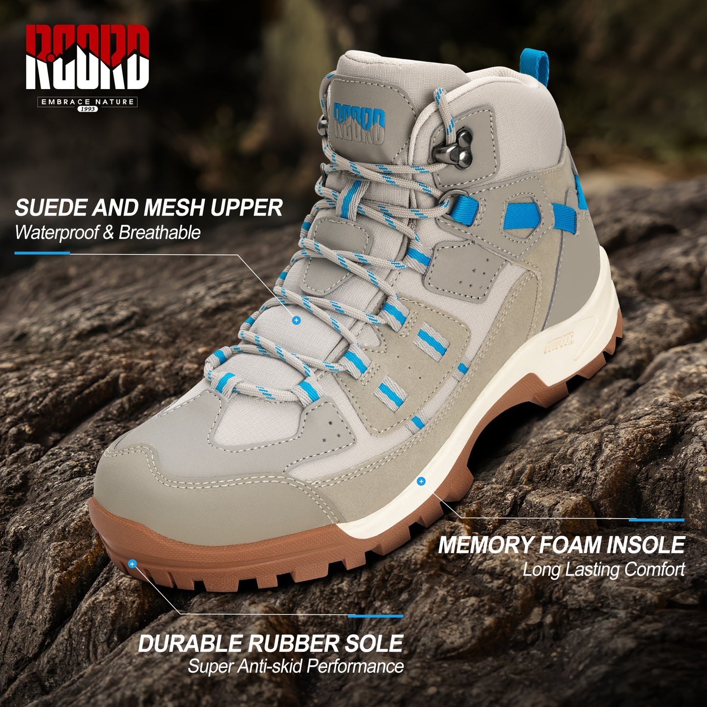 Women's Hiking Boots Waterproof Non-Slip Comfortable Hiking Boots