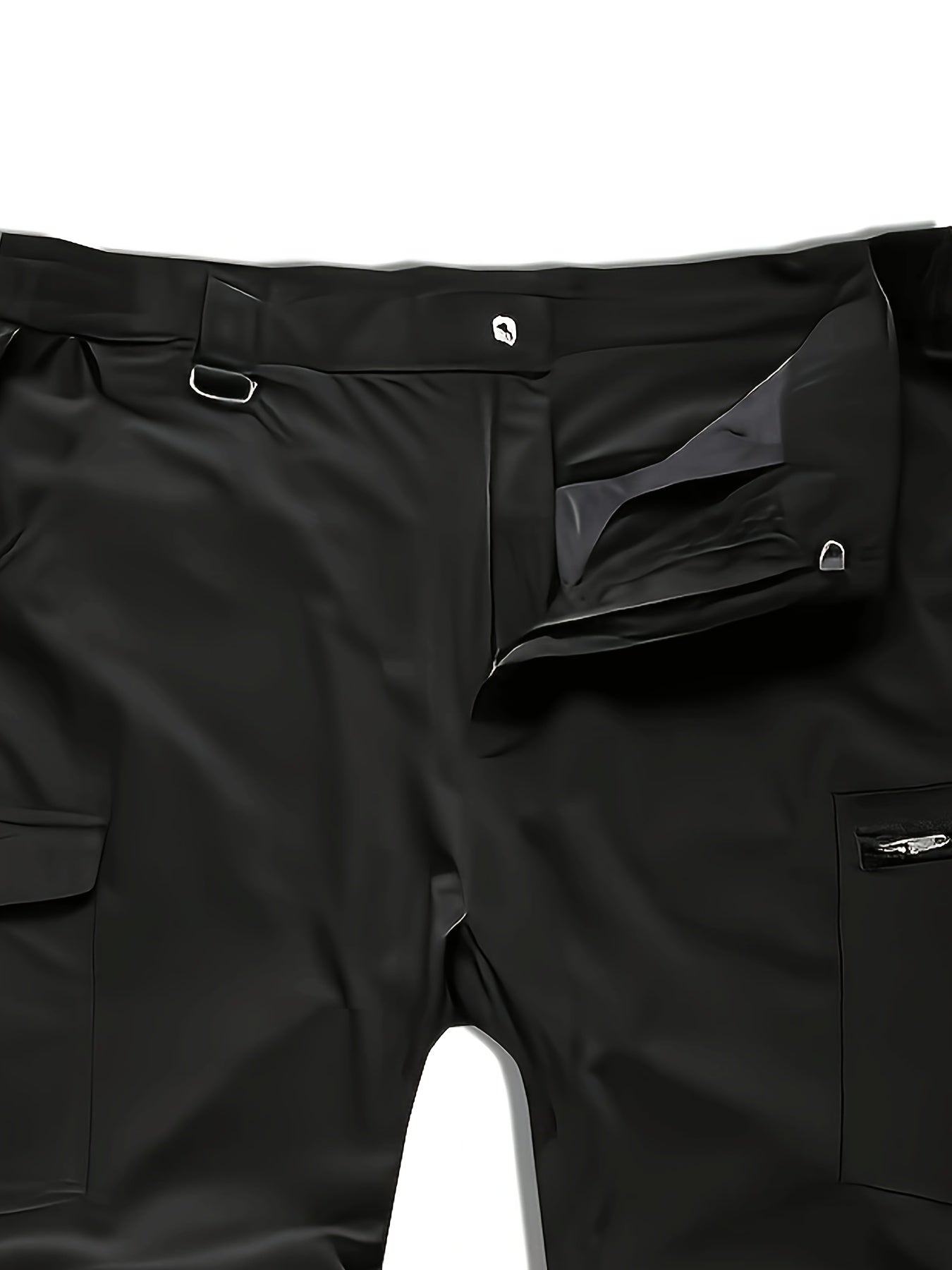 Men's Lightweight Waterproof Quick-Drying Pants with Foldable Zipper, PLUS SIZE