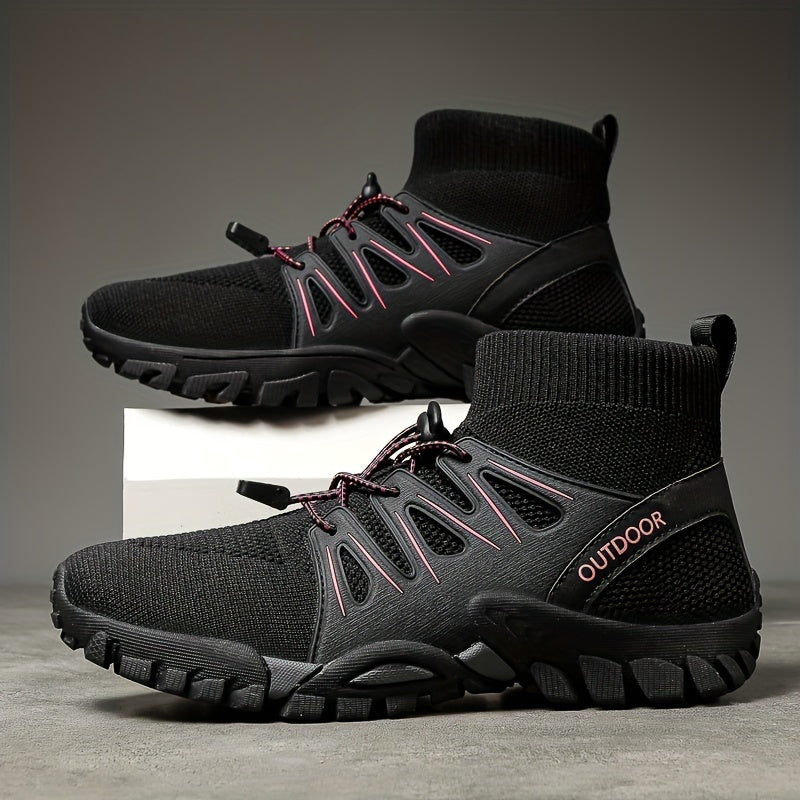 Women's Fashion Hiking Boots - Breathable, Lightweight, Durable, Non-Slip, Ankle-High, Comfortable Outdoor Boots