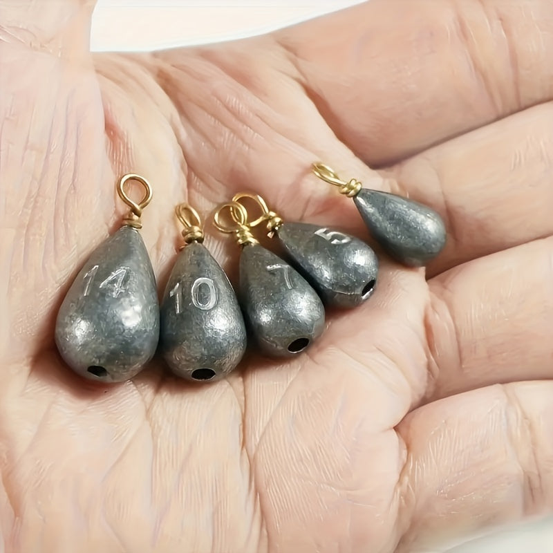 25in a box,  lead sinkers