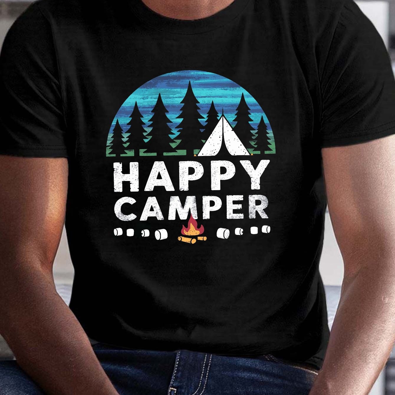 Big & Tall Men's Summer T-Shirt, PLUS SIZE