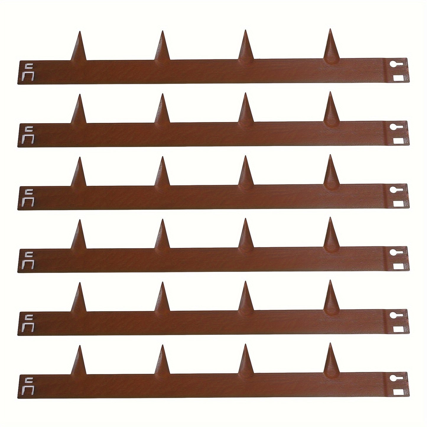 Steel Edging Steel Landscape Edging Garden Bed Metal Border Edge Rusted Rustic Patina 40 Inch Strips 5 Inch Depth, 6 Pcs