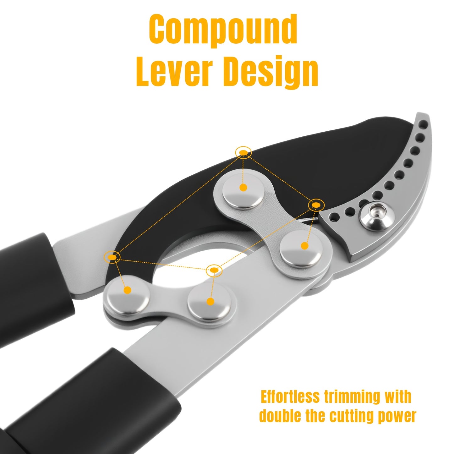 Heavy-Duty Telescopic Pruning Shears - Extendable