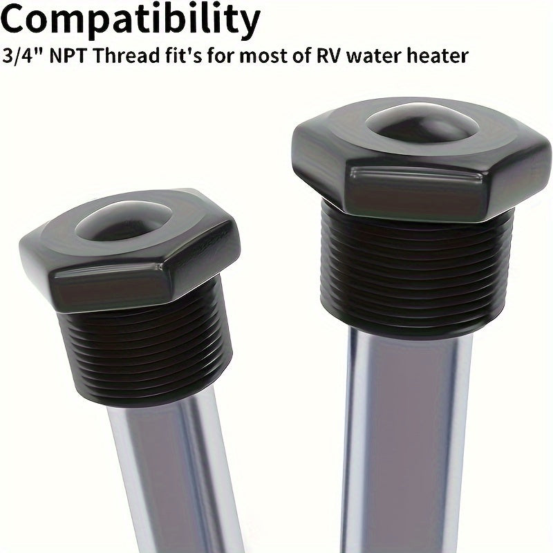 RV Water Heater Anode Rod, 9.25in Magnesium Anode Rod With 3/4" NPT Thread